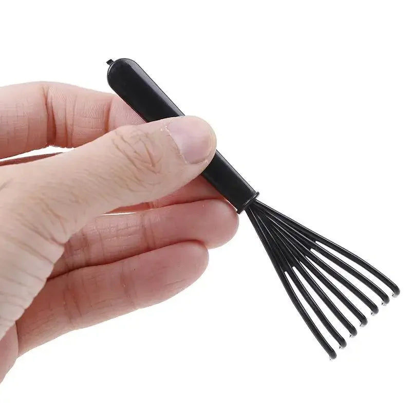 Plastic Mini Comb Cleaner Embedded Hair Brush Hair Remover Household Handle Cleaning Brushes Cleaners Special for real hair wigs