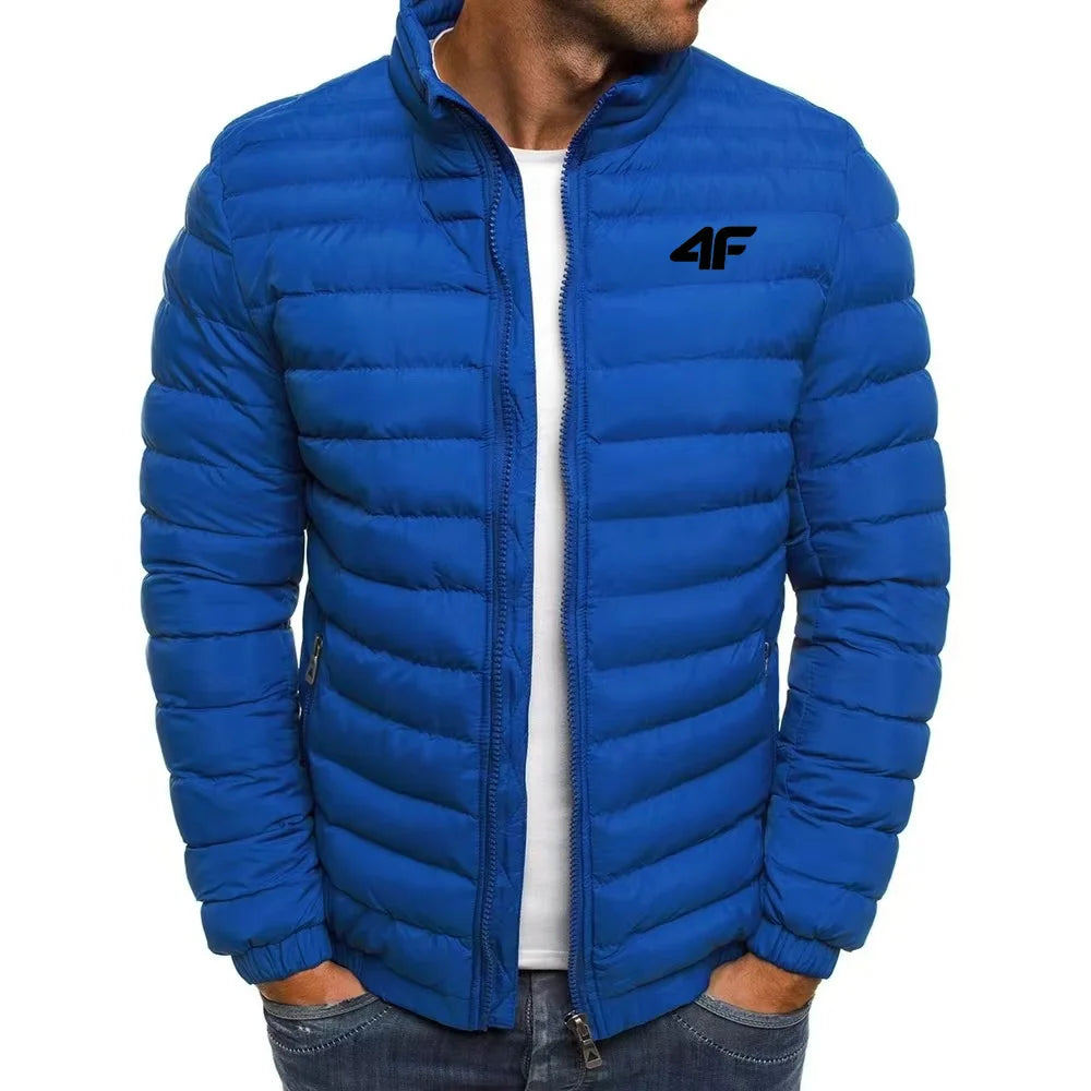 Men's Short Puffer Jacket Light Casual Parka Winter Trend S-3XL - Fashionable Men's Outerwear