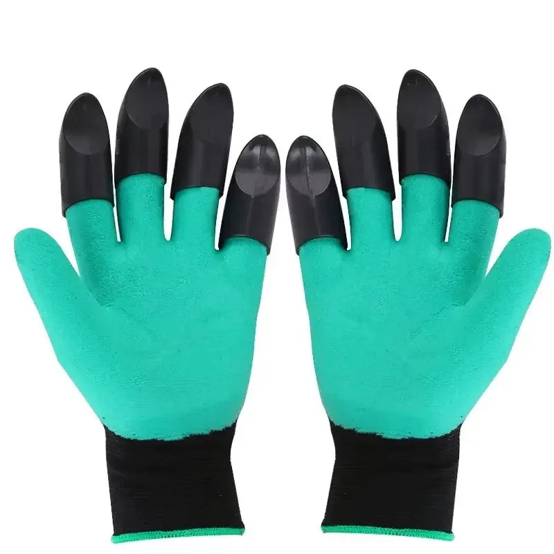 Clawed gardening gloves, used for digging, planting flowers and vegetables, hand washed outdoor gardening tools