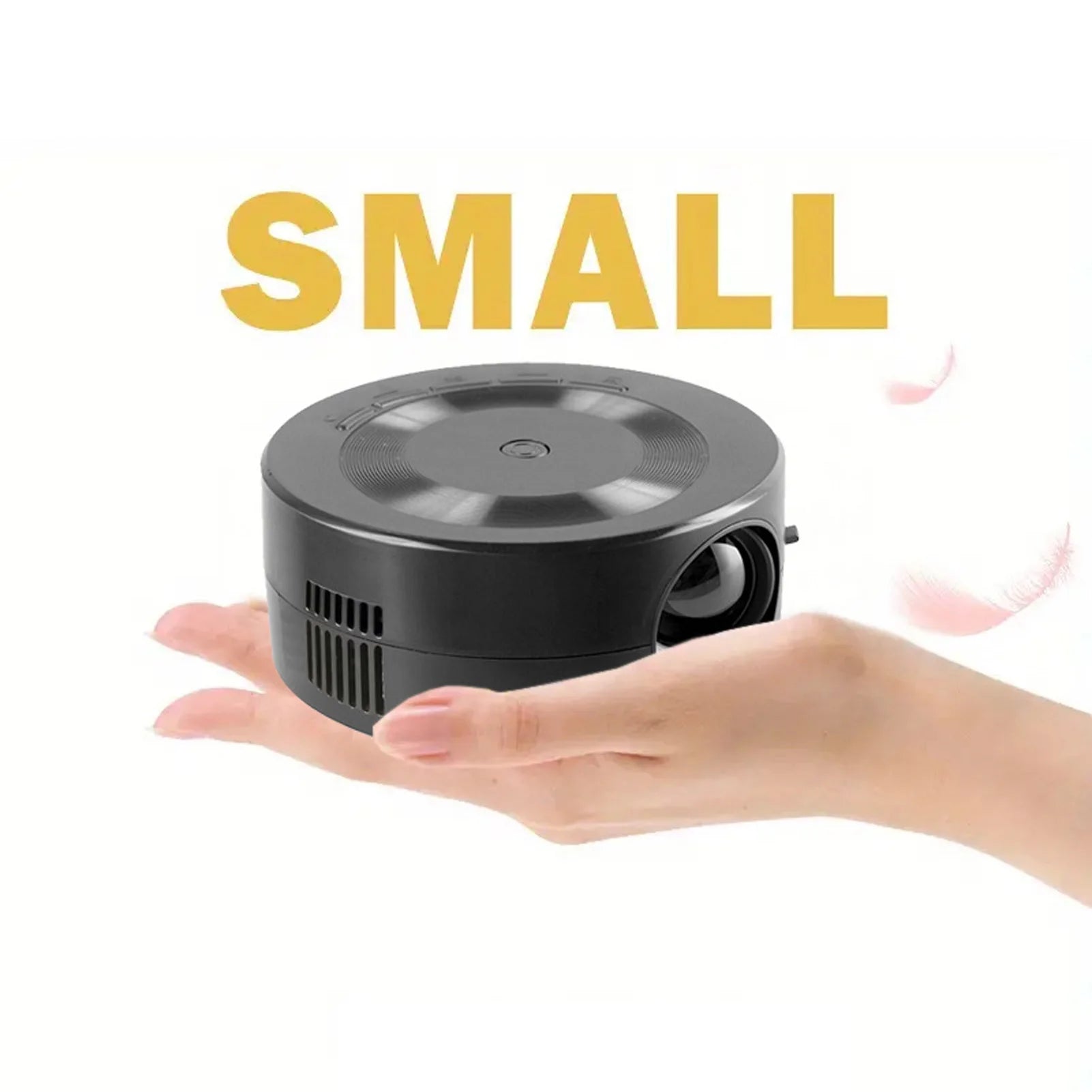 Projector Same Screen Function Small Home Projector Built in Speaker 1080p Eye  Portable for Android for Phone