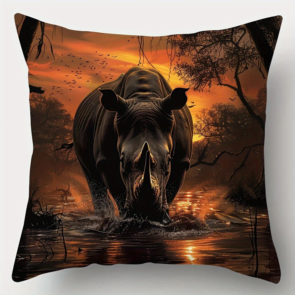 African Savannah Animal PillowcaseSuitable for sofa car bedroom decorative cushion cover pillow cover