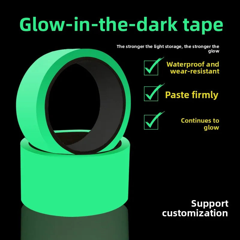 Fluorescent Safety Stair Tape