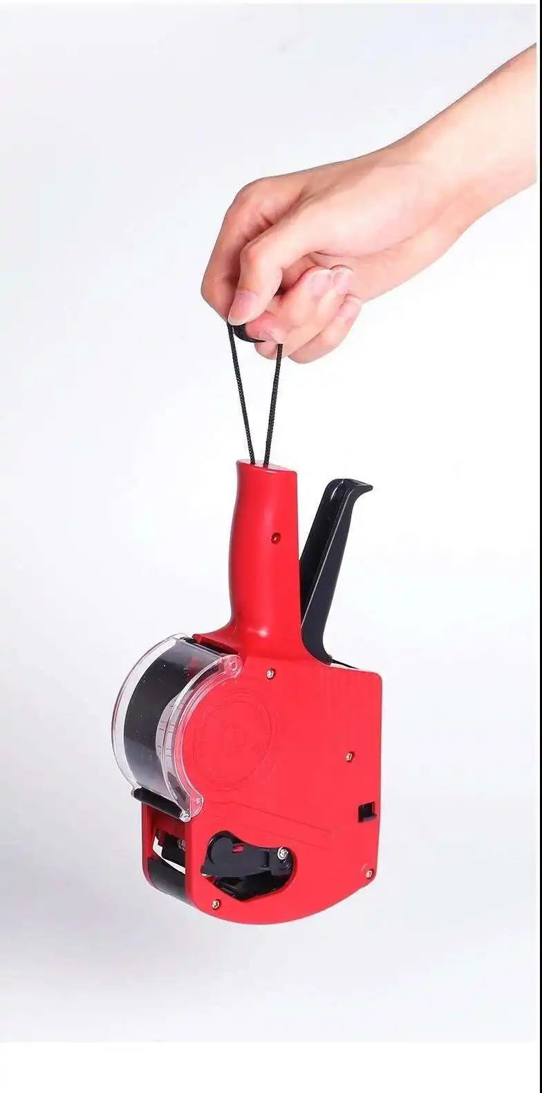 Single Line Price Labeller Set 1, Handheld Pricing Gun + 5500 Labels + Ink Rollers, Date Price Labeler Sticker Tag Printer