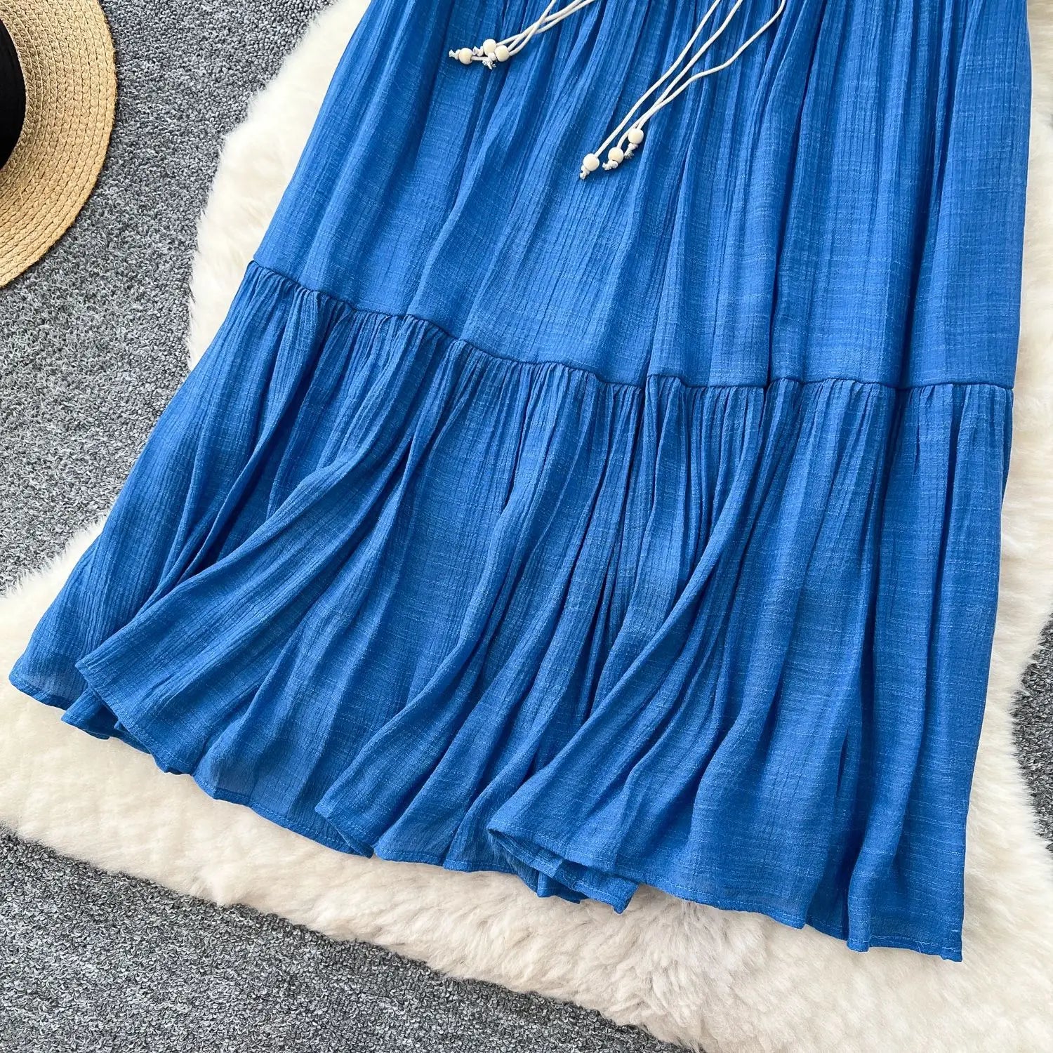 Skirts Women Long Skirt A Line Slim Fit Streetwear High Elastic Waist Elegant Splice Y2k Work Beach Work Casual Summer