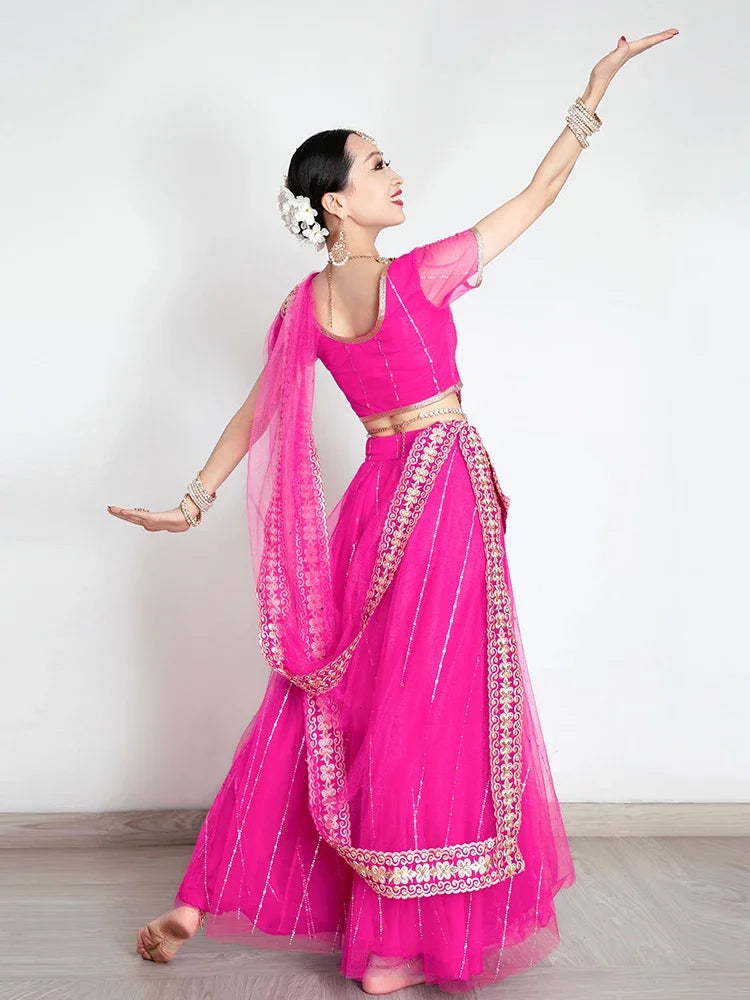 Indian traditional clothing pakistani sarees dress women elegant clothing party dress cosplay dance wear stage dress a9