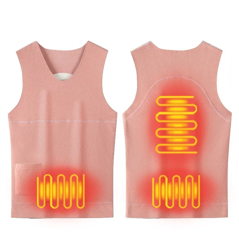 Gilet chauffant sans couture