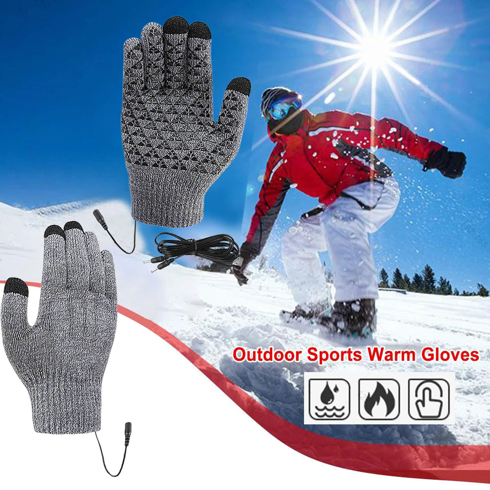 Guantes calefactables USB