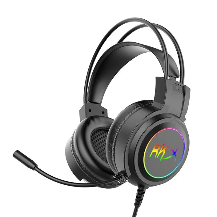 Gaming headset headset computer wired headset with microphone gaming game play listening to the sound of the USB interface