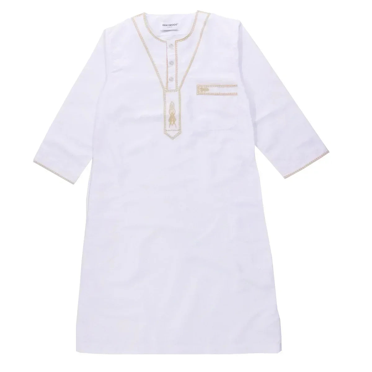 2025 Fashion Muslim Teenager Clothing Islam Men Summer Winter Eid Ramadan Prayer High Quality Elengance Party Boy's Robe Caftan