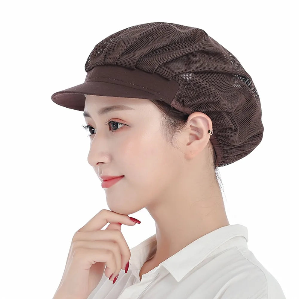 Chic Cloth Work Hat Work Wear Smoke-proof Dust Dustproof Hat Breathable Hotel Cook Cap Hotel Restaurants