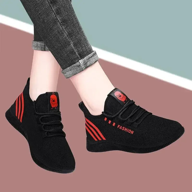 Running Shoes Lightweight Sneakers Breathable Walking Sneakers Shoes Free To Adjust The Tightness for Women for Gym Travel Work