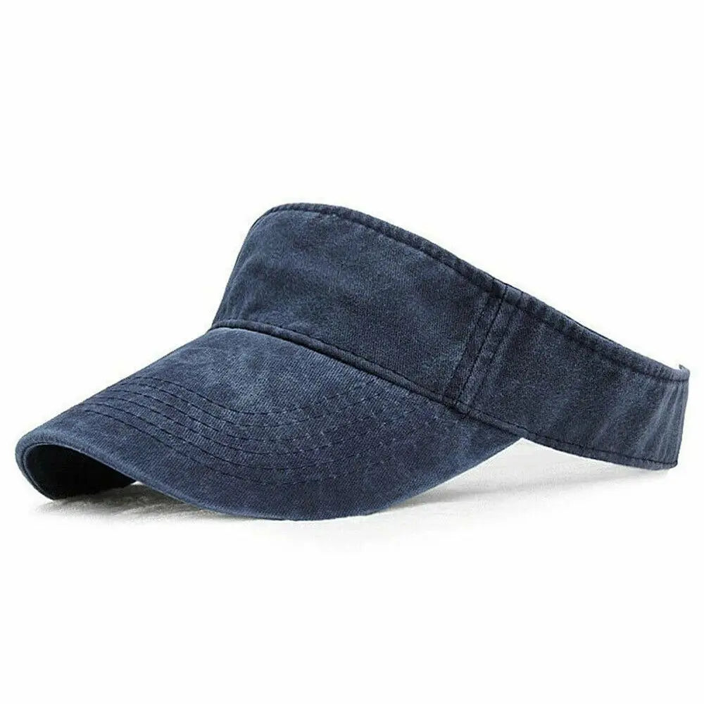 Fashion Men Women Sun Visor Casual Baseball Hat Adjustable Sports Hat Tennis Golf Sport Headband Summer Beach Cap
