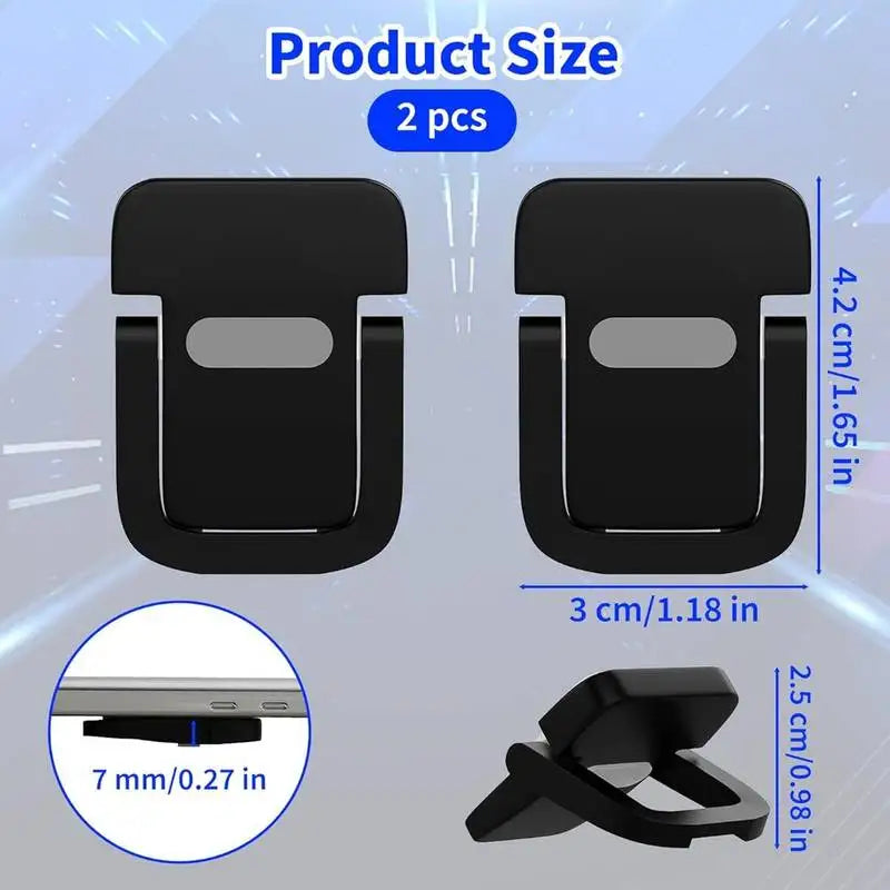 Lot de 2 supports pour ordinateur portable, mini support pour clavier d'ordinateur portable