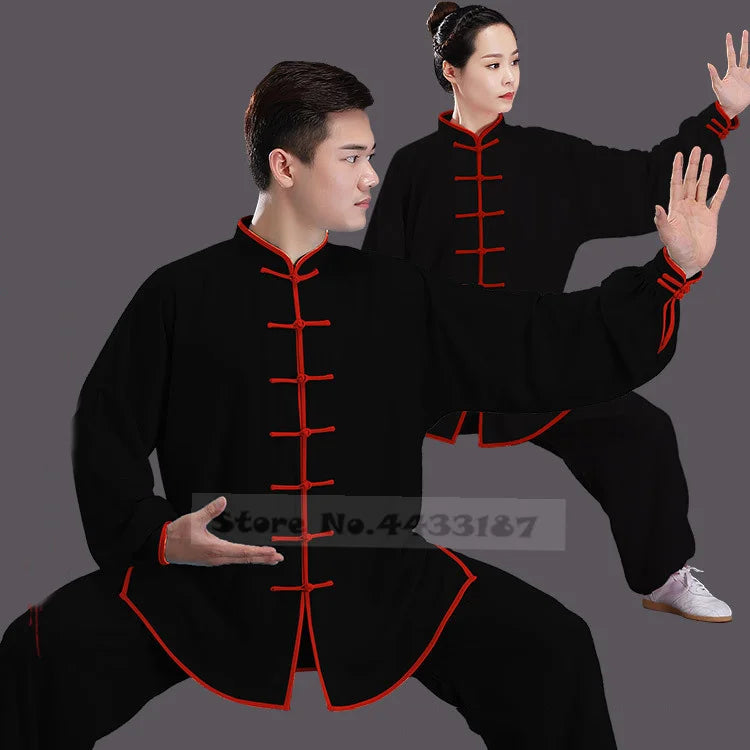 Traje Tang Holgado – Estilo Chino Relajado para Comodidad y Equilibrio