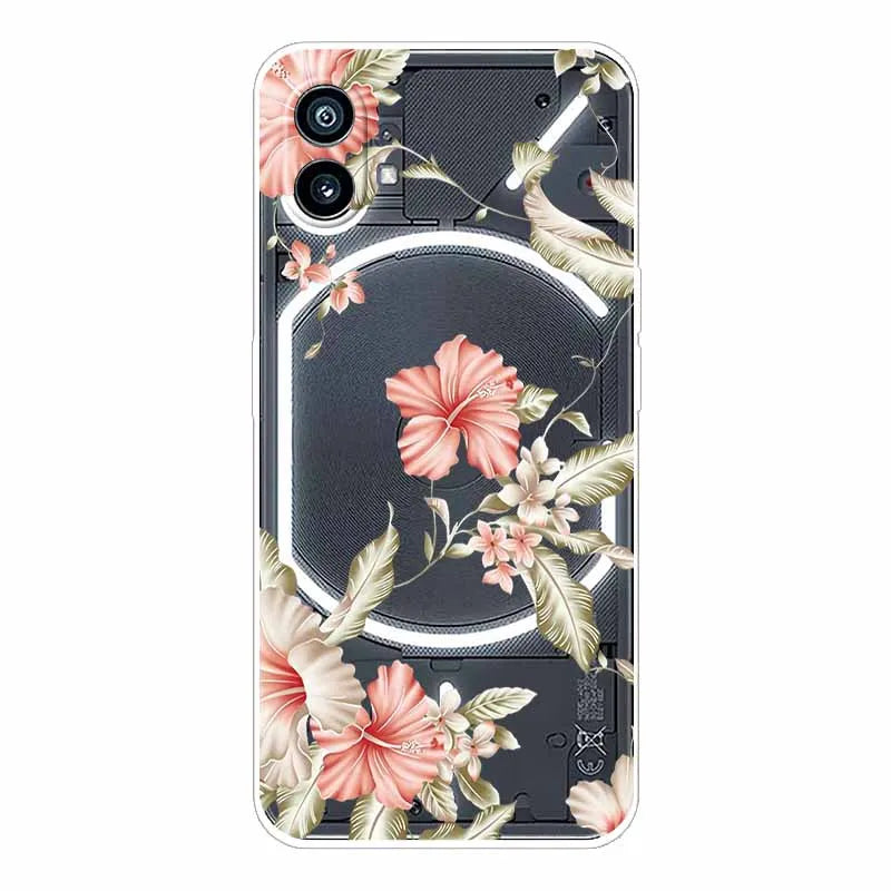 Case for Nothing Phone 1 Cover Transparent Soft TPU Silicone Cases for Nothing Phone One Phone 1 Clear Coque Cute Phone1 2022