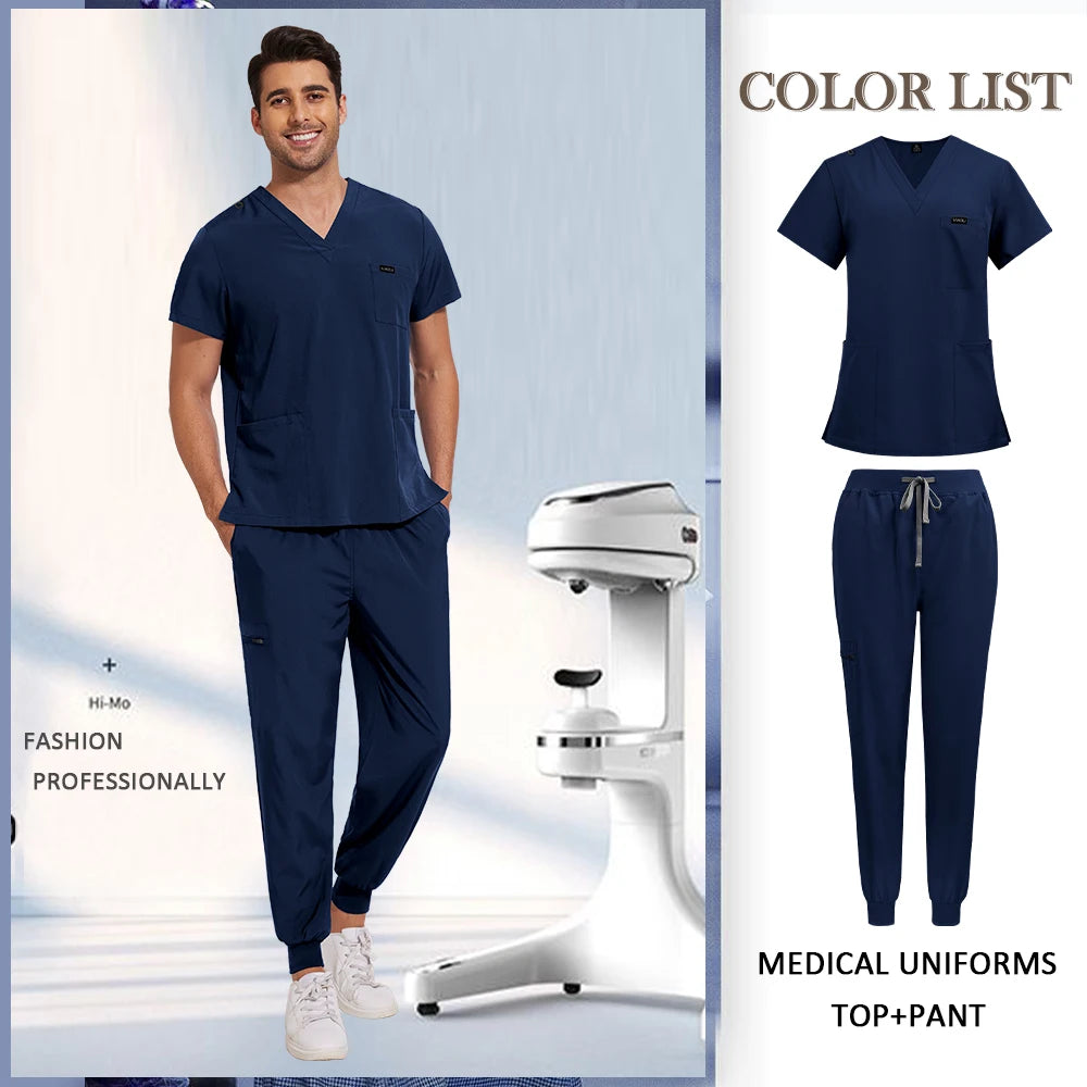Wholesale Operating Room Workwear Hospital Work Wear Medical Uniform Pet Shop Pharmacy Lab Clothes Scrubs Set Nurse Surgery Suit
