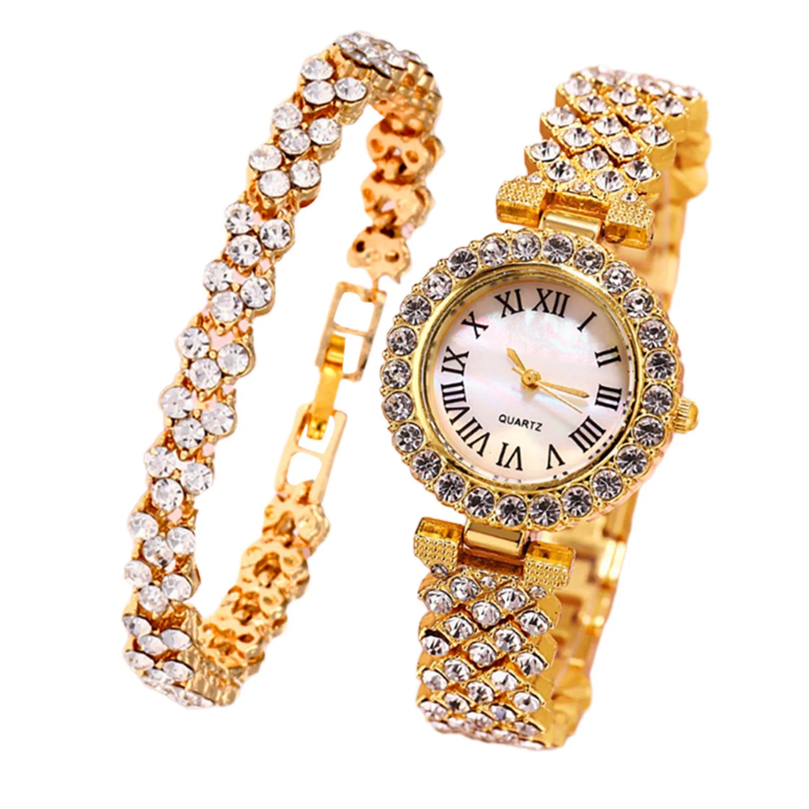 Watch For Women Watches  Best Selling Products Luxury Watch Luxury Brand Reloj Mujer Watch Bracelet Set Diamond Steel Band