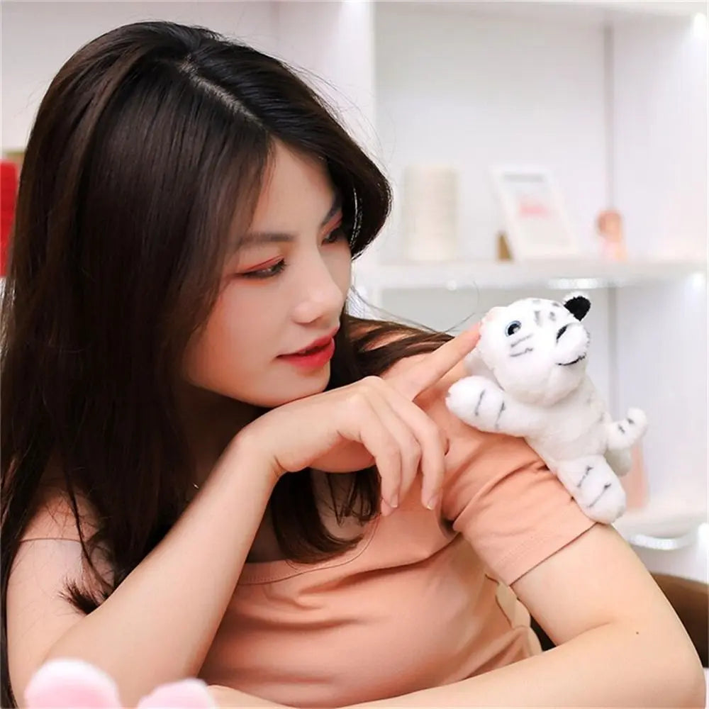 Stuffed Animals Magnetic Shoulder Plush Raccoon Clip on Shoulder Plush Doll Cute Vivid Cartoon Animal Plush Toy Boys Girls