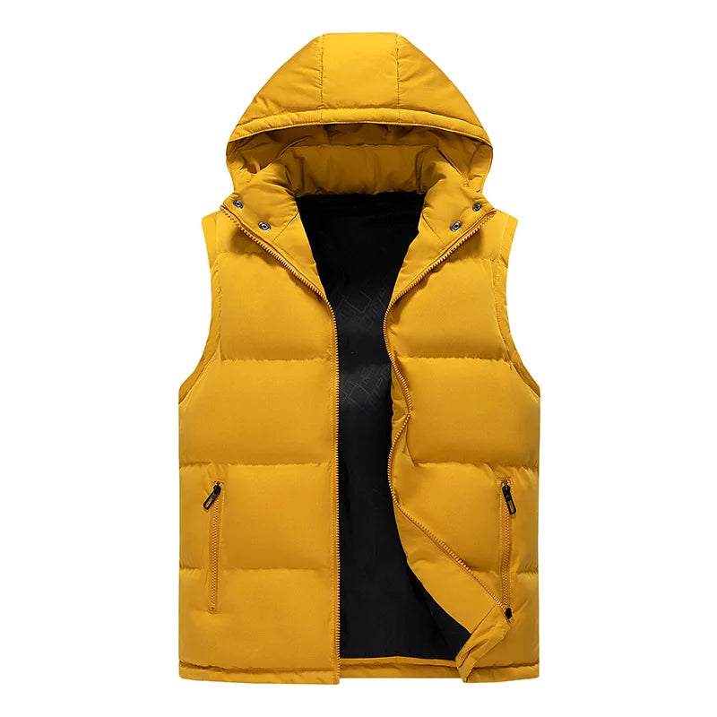 Japanese Hooded Down Vest – Warm, Windproof & Effortlessly Stylish