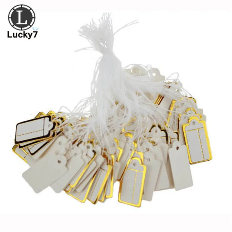 Wholesale Jewelry Number Price Label Price Card Price Tag Handwritten Paper Label  Jewelry Custom Print Blank Label
