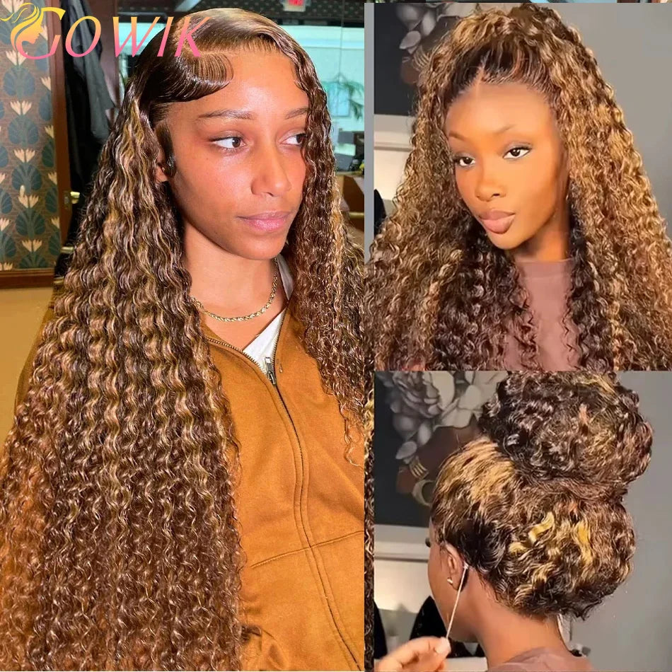 Drawstring 360 Deep Wave Lace Wig