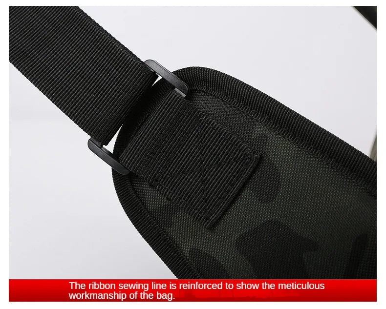 Fishing Tackle Backpack Lure Box Gear Storage Bag Fanny Pack for Men Fly Fishing Backpack with Rod Holder Sling Shoulder Bag