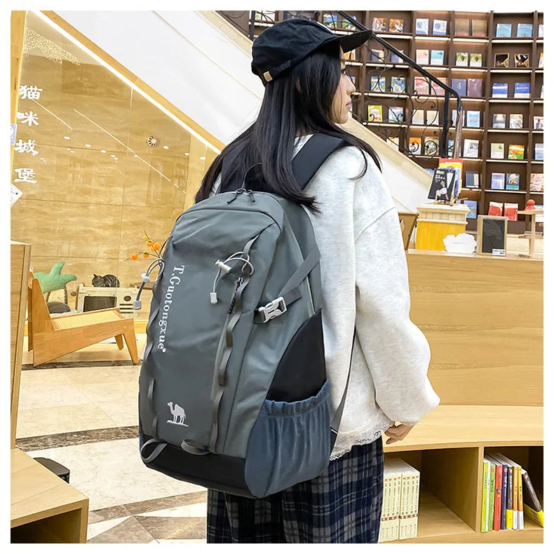 Ergonomic Hiking Backpack 40L Waterproof Lightweight, Anti-Theft Adjustable Straps for Men Women Travel Essentials Compartment
