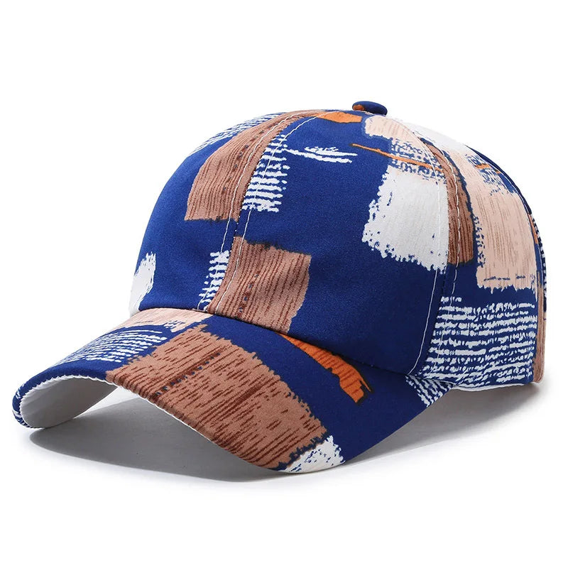 Panelled Rag Style Baseball Cap