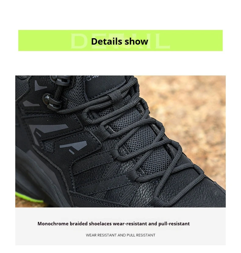 Work Safety Shoes For Men Breathable Indestructible Boots Non-slip Industrial Construction Shoes Male Footwear Protective Boots