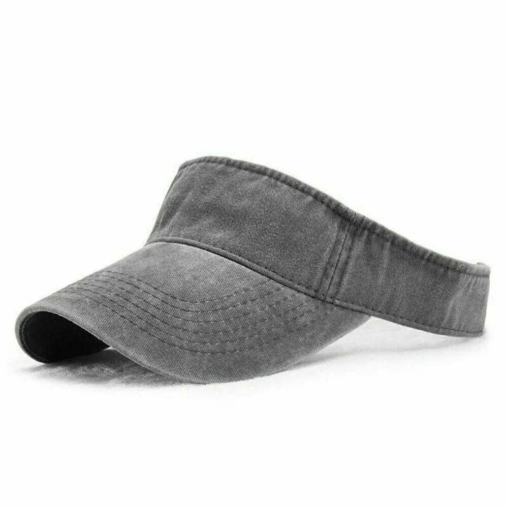 Fashion Men Women Sun Visor Casual Baseball Hat Adjustable Sports Hat Tennis Golf Sport Headband Summer Beach Cap