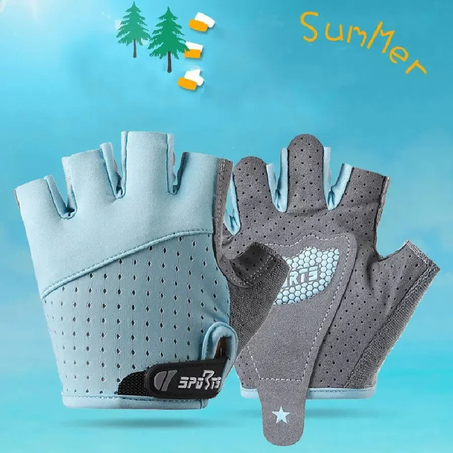 Kids Anti-Slip Windproof Cycling Gloves Protective Gear for Boys And Girls Outdoor Fitness Balance Bike Training