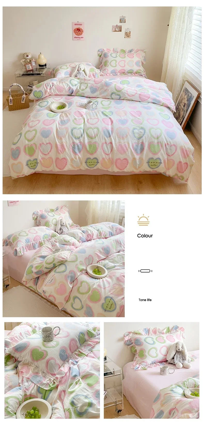 Duvet Cover Double Bed edredom casal Breathable Quilt Cover for Home 150x200 Comforter Covers (No Pillowcase)