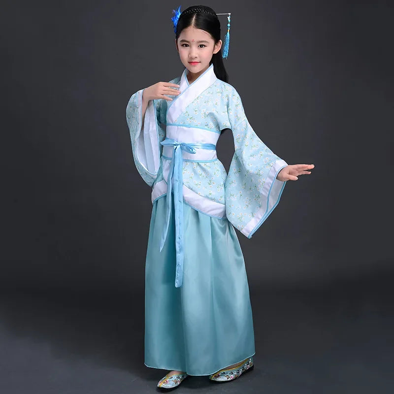 Vestido tradicional Hanfu para niñas