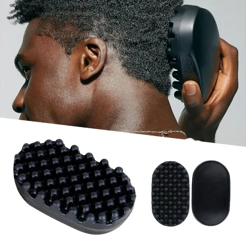 Hot Sale Portable Silicone Hair Brush Washable Durable Rubber Curly Brush Hair Beauty Dirty Braided Curly Hair Men Cleaning Tool