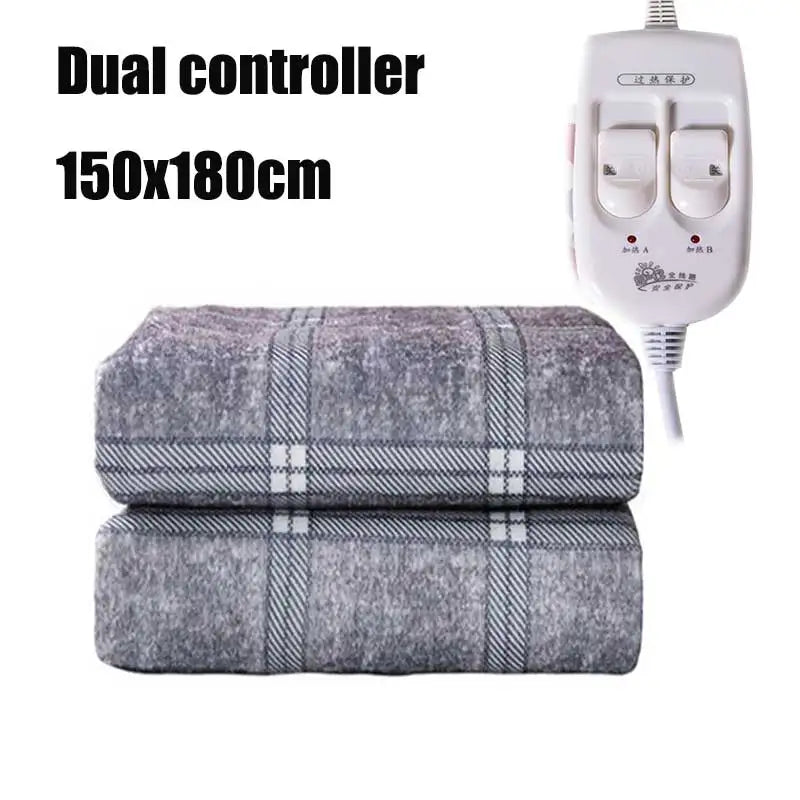 Manta eléctrica 110-220 V Calentador Manta eléctrica Control inteligente Manta calefactora eléctrica de invierno Alfombra calefactora Alfombrilla calefactable