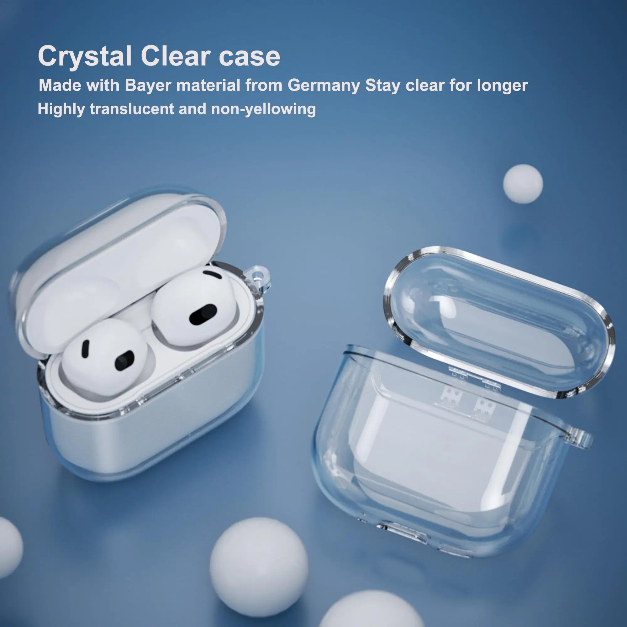 New For Airpods 4 Bluetooth Earphone ANC Wireless Headphone Earbuds with Cleaning Kit Noise Cancelling Clear Case For Airpods 4