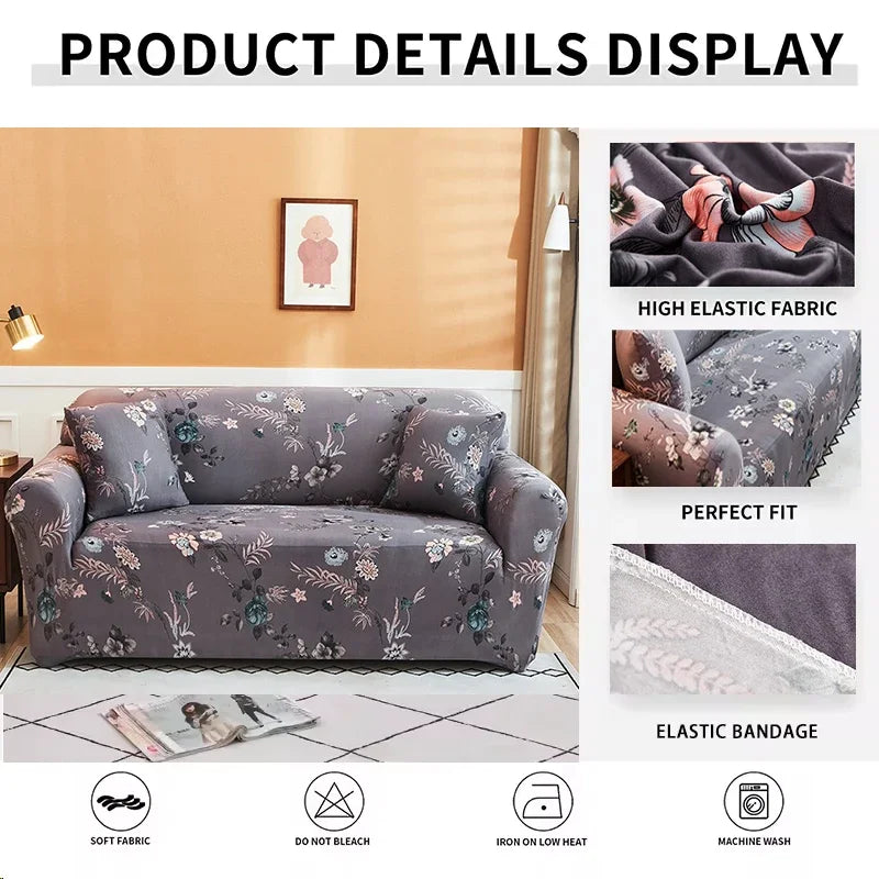 Stretch Printed Sofa Cover