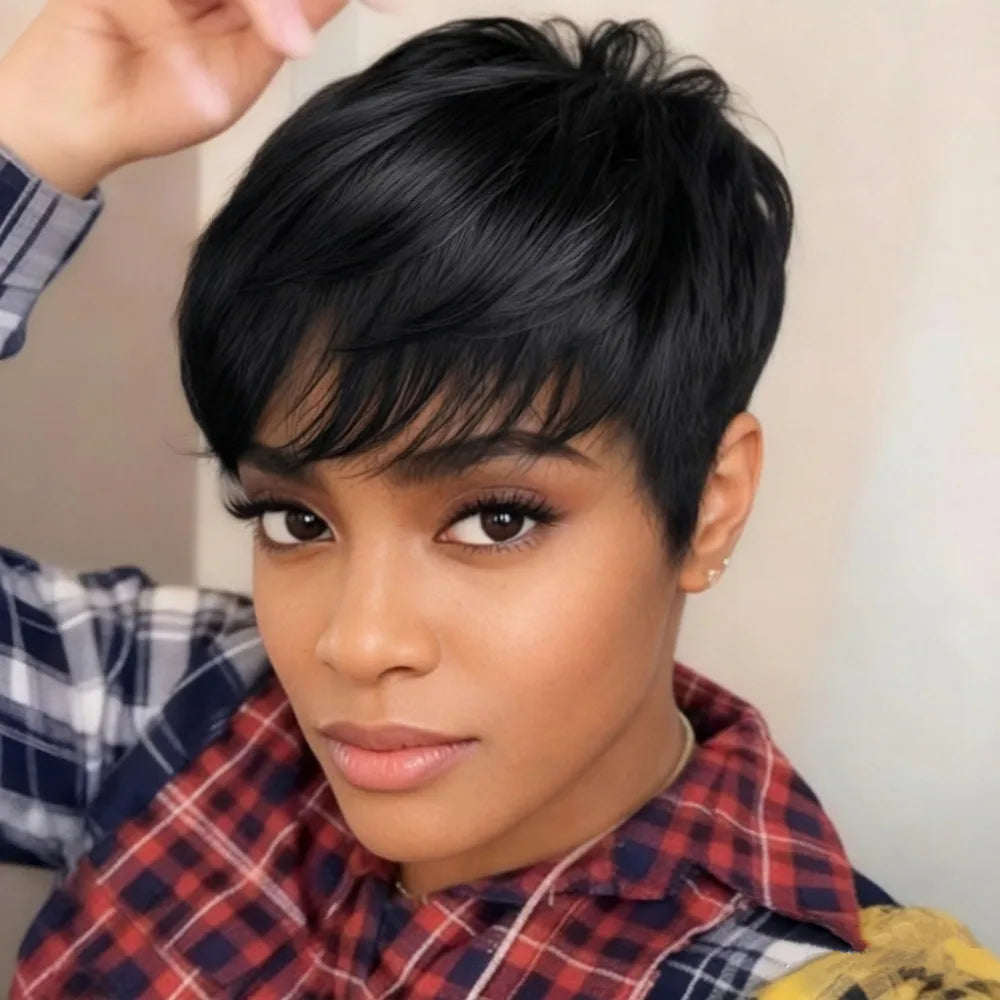 Multi-Color Pixie Wig