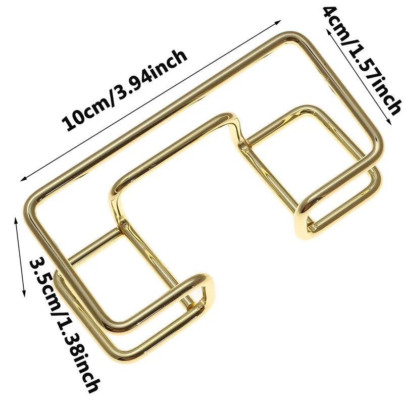 Business Card Display Holder Metal Desktop Minimalist Organizer for Office Countertop