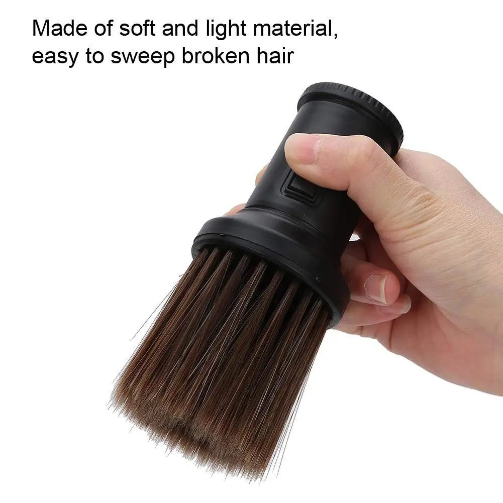 Cepillos de cuello para barrer el cabello de peluquero profesional, cepillo quita-polvo facial para peluquería, accesorio para herramientas de corte de pelo de barbería