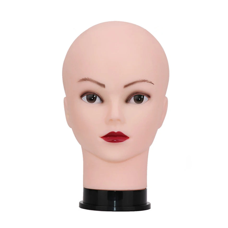 Mannequin Head With Tripod For Making Wig Hat Glasses Mask Display Cosmetology Manikin Head For Makeup Practice Wig Install Kit