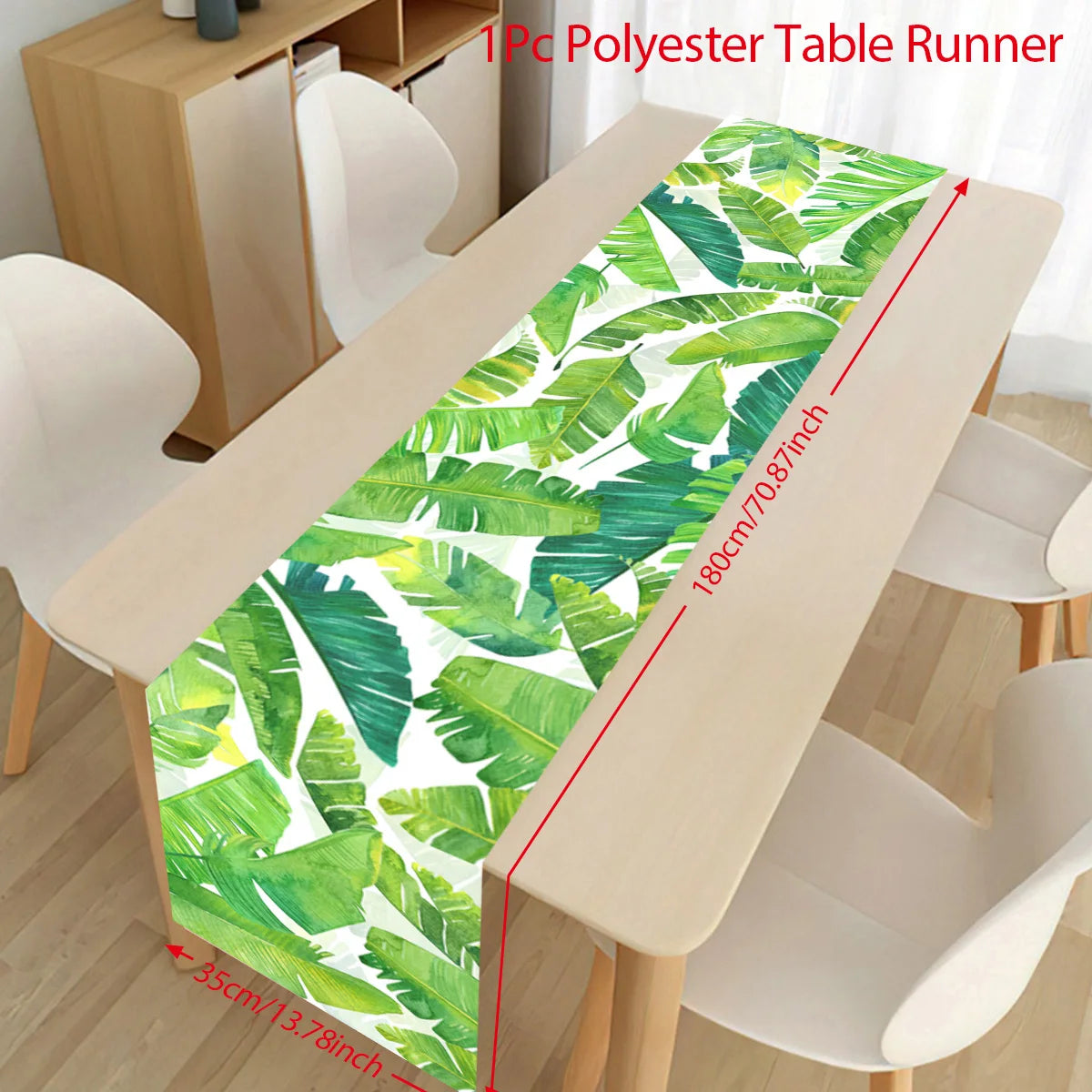 Hawaiian Garland Table Runner Hawaii Luau Tropical Party Decor Kids Favors Tableware ALOHA Summer Beach Birthday Party Supplies