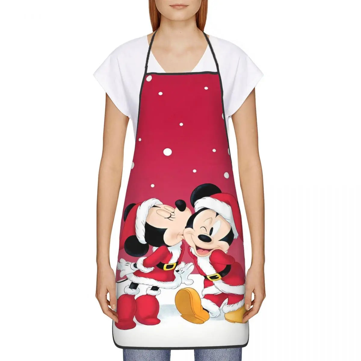 Mickey Family Christmas Apron