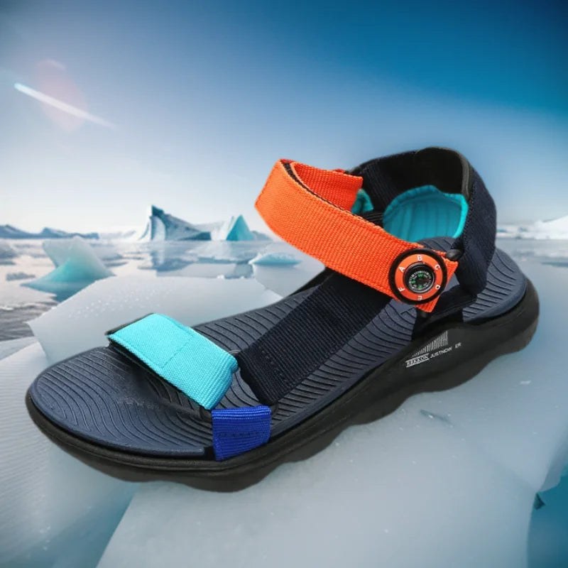 Kids Sandals Shoes For Boys Girls Breathable Non-slip Outdoor Casual Sport Running Student Sneakers Walking Slippers