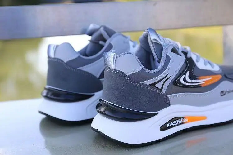 Shoes for Men Lightweight Pu Leather Casual Shoes New Men's Sneakers Fashion Men Tennis Shoes Breathable Sport Running Shoe
