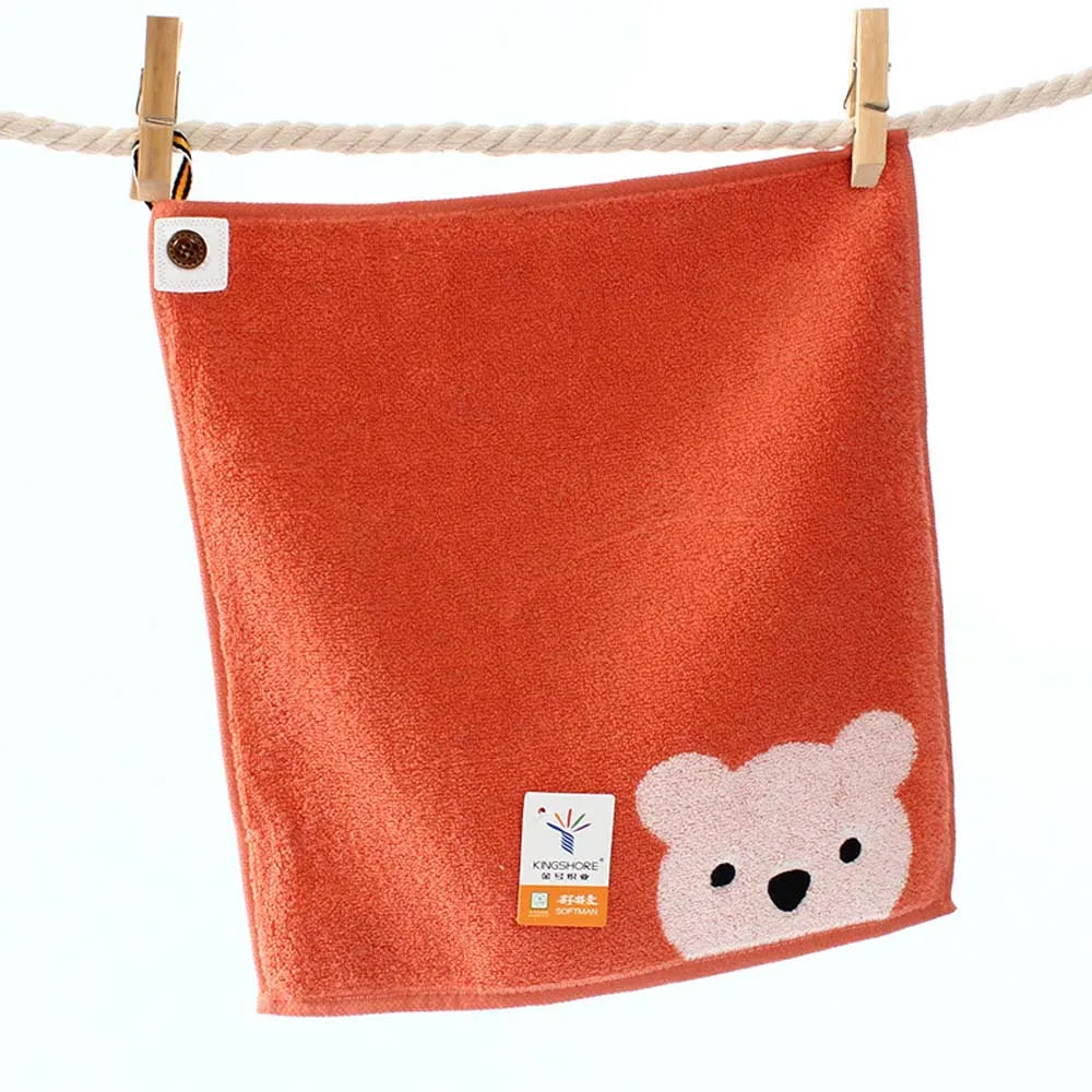Hangable Soft Children Baby Newborn Kids Saliva Towels Handkerchief Face Towel Wipe Towels
