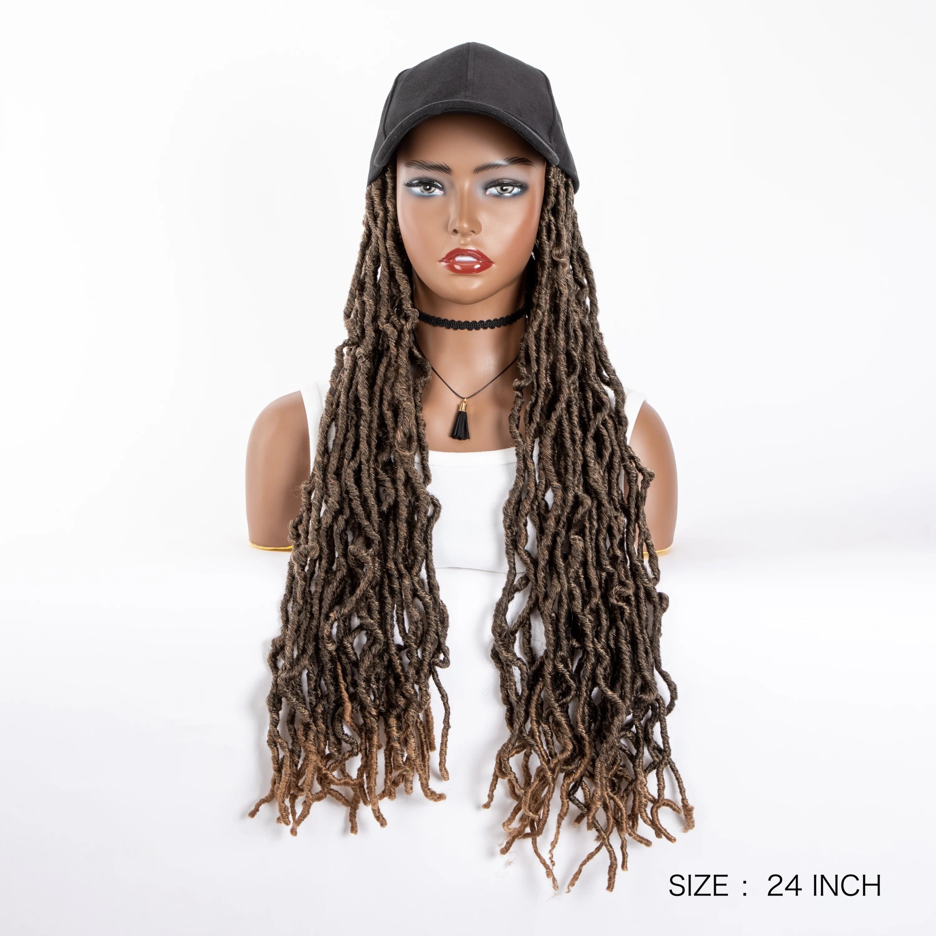 Peluca con diadema Ombre Twist