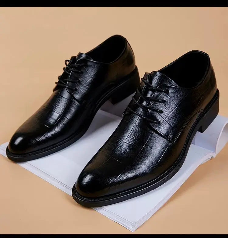 Nuevos Zapatos de Traje Negro para Hombre Fiesta Zapatos de Vestir para Hombre Cuero Italiano Zapatos Hombre Zapatos Formales Hombre Oficina Sapatos Sociales Masculino