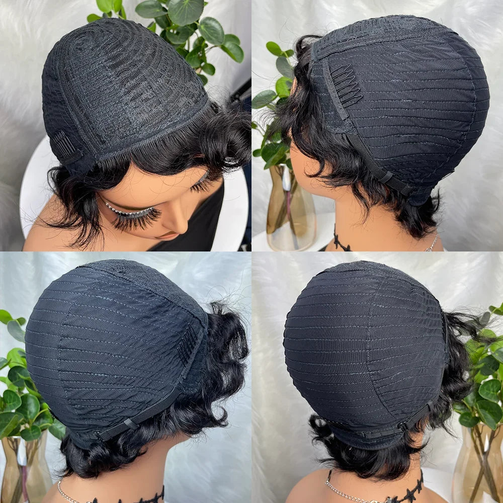 Perruque Pixie Vague Océan