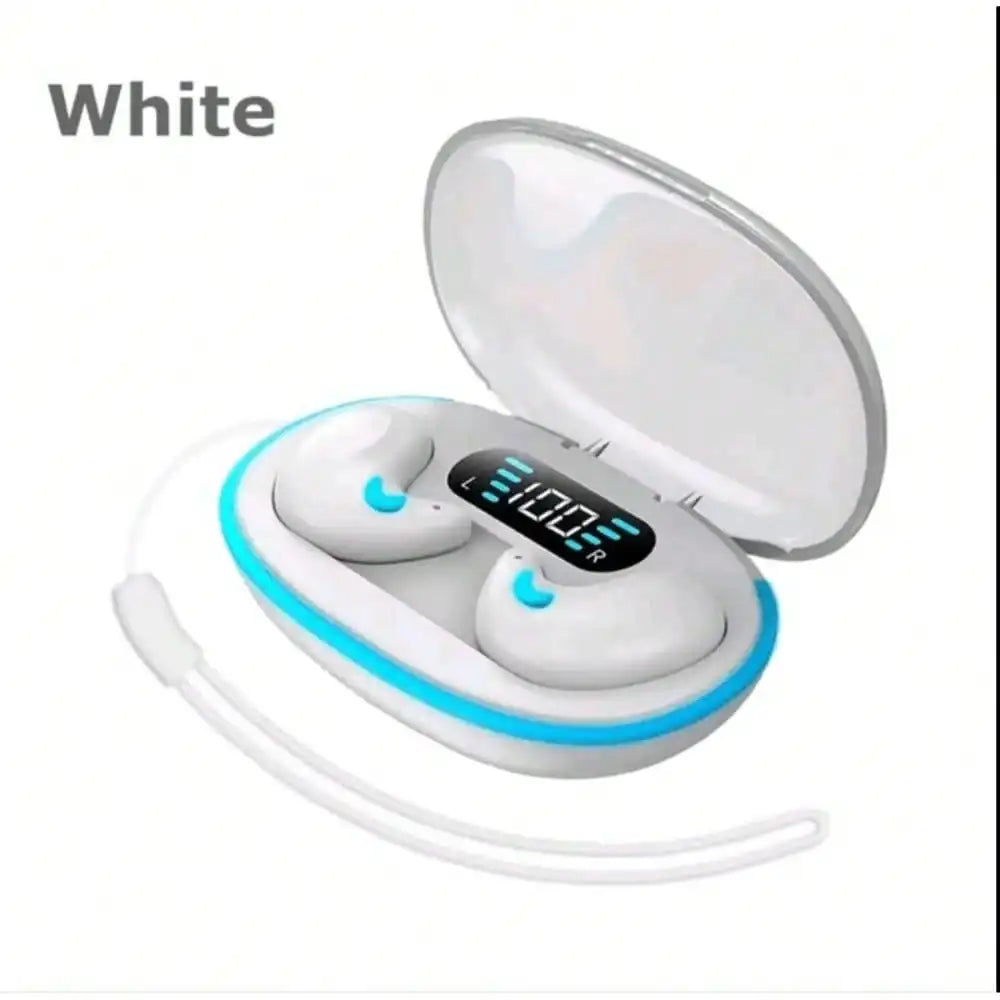 X55Pro Sleeping Bluetooth Earbuds Wireless Bluetooth Earphones Waterproof Hi-Fi Stereo Earpods with Mic apply to smartphones